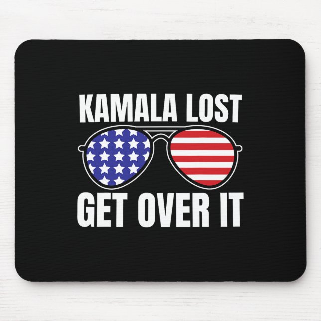 Kamala verlor es, sich über den lustigen Trump-Sie Mousepad (Vorne)