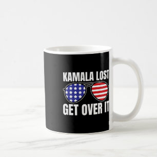 Kamala verloren, akzeptiere es, lustig Trump Sieg Kaffeetasse