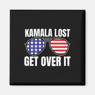 Kamala verloren, akzeptiere es, lustiger Trump-Sie Magnet