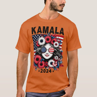 Kamala Vintage Floral Feminine Erste Weibliche 1 T-Shirt