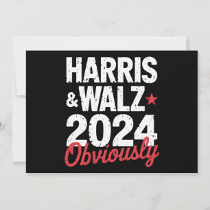 Kamala Walz 2024 Harris Waltz 2024 Einladung
