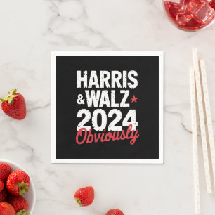 Kamala Walz 2024 Harris Waltz 2024 Serviette