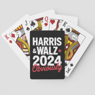 Kamala Walz 2024 Harris Waltz 2024 Spielkarten