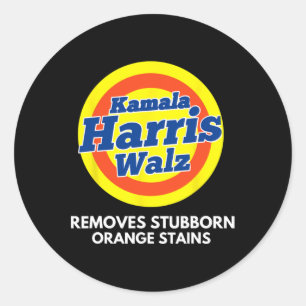 Kamala Walz 2024 Präsident Kamala-harris Runder Aufkleber