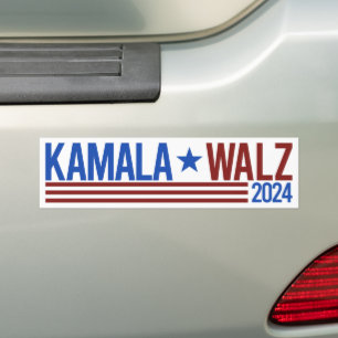 Kamala Walz Autoaufkleber
