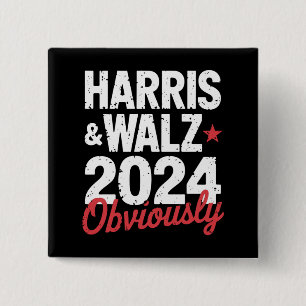 Kamala Walz Offensichtlich 2024 Harris Waltz 2024 Button