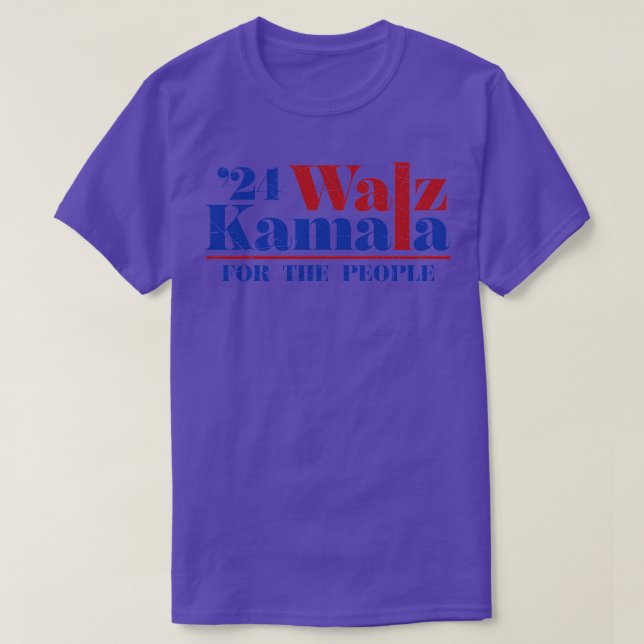 Kamala Walz T-Shirt (Design vorne)