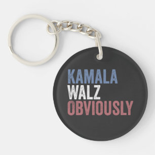 Kamala Walz Wahltag 2024 Schlüsselanhänger