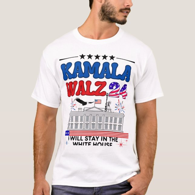 Kamala Walz Zitat Lover T-Shirt (Vorderseite)