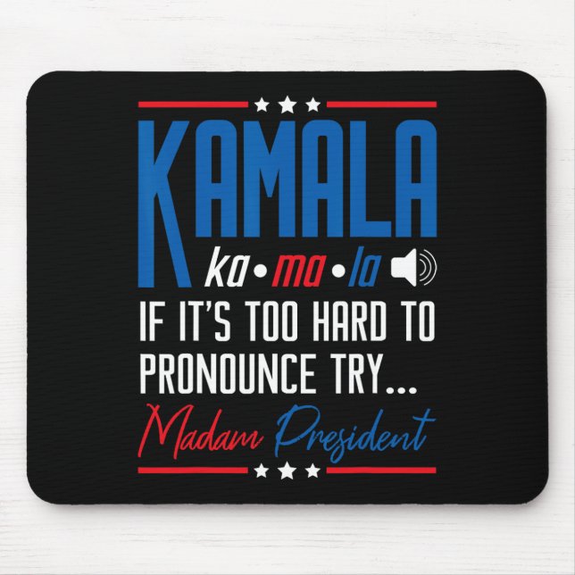 Kamala, wenn das zu schwer ist, um sich zu drücken mousepad (Vorne)