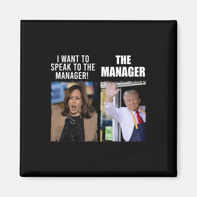 Kamala Wollte ich, mit dem Manager zu sprechen Magnet (Vorne)