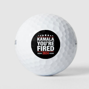 Kamala You're Fired Kamala Harris 2024 Golfball