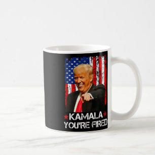 Kamala You're Fired Präsident Trump 2024 Laughing Kaffeetasse