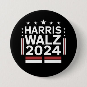KamalaHarris TimWaltz 2024 Button