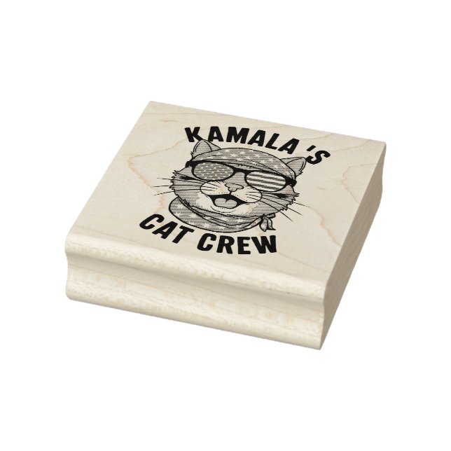 Kamalas Cat Crew Election Cat Lady Geschenk Gummistempel (Stempel)