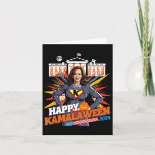 Kamalaween Kamala Harris Halloween Cat Ladys Witc Karte