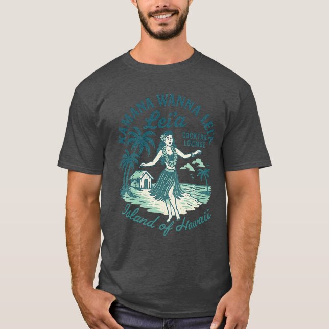 Kamana Wanna Lei A Cocktail Lounge T-Shirt (Vorderseite)