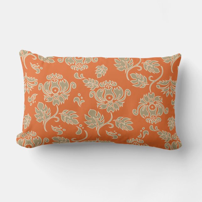 Kamaole Hawaii Tropical Floral Lumbar Pillows Lendenkissen (Vorderseite)