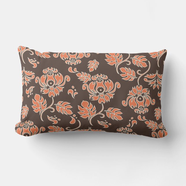 Kamaole Hawaii Tropical Floral Lumbar Pillows Lendenkissen (Vorderseite)