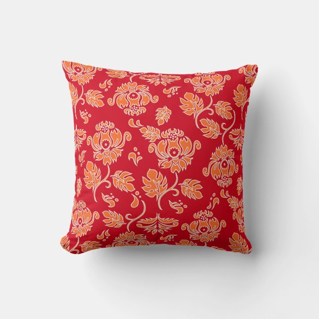 Kamaole Hawaii Tropical Floral Square Pillows Kissen (Vorderseite)