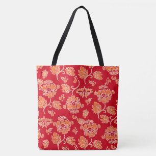Kamaole Hawaiian Protea Tropical Floral Beach Bag
