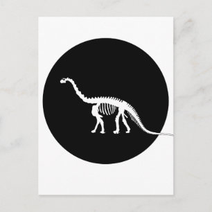 Kamarasaurus-Skelett Postkarte