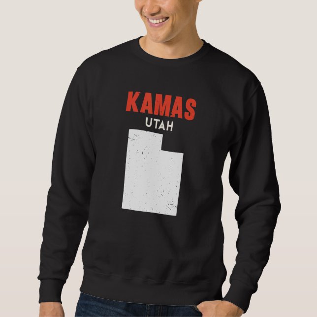 Kamas Utah USA State America Travel Utahan Sweatshirt (Vorderseite)