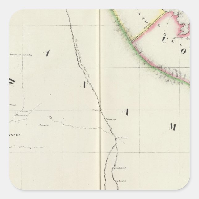 Kambodscha 105 quadratischer aufkleber (Vorderseite)