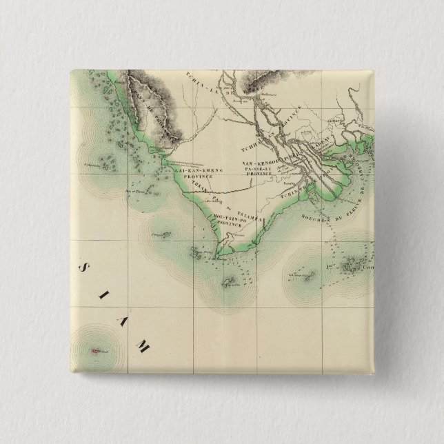 Kambodscha, Asien 110 Button (Vorderseite)