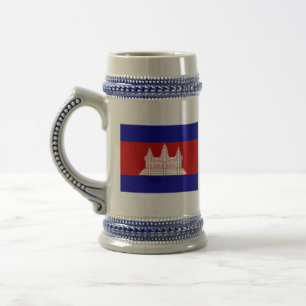 Kambodscha Bierglas