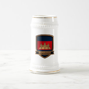 Kambodscha Bierglas
