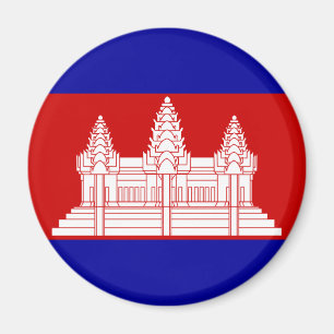 Kambodscha Flag KH Magnet