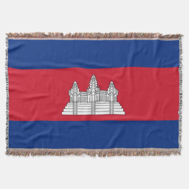 Kambodscha-Flagge Decke (Vorderseite)