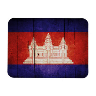 Kambodscha-Flagge; Kambodscha; Khmer Magnet
