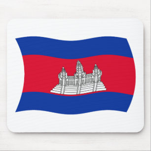 Kambodscha-Flagge Mousepad