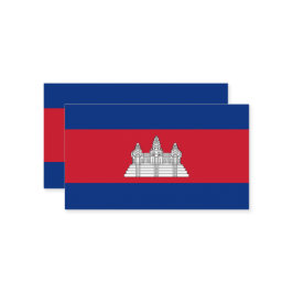 Kambodscha-Flagge Visitenkarte