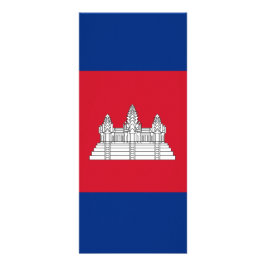 Kambodscha-Flagge Werbekarte