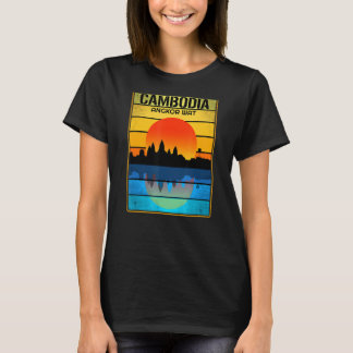 Kambodscha Kambodscha Khmer Proud Liebe Vintag Tem T-Shirt