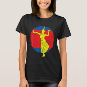 Kambodscha Kambodscha Khmer Traditioneller Tanz Ap T-Shirt
