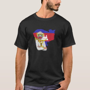 Kambodscha Kambodscha Khmer Traditioneller Tanz Re T-Shirt