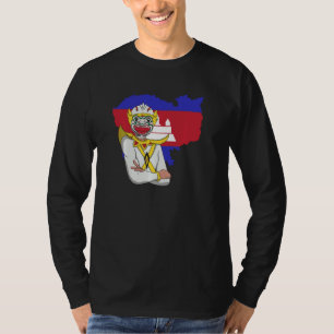 Kambodscha Kambodscha Khmer Traditioneller Tanz Re T-Shirt