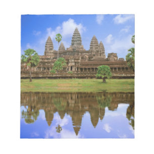 Kambodscha, Kampuchea, Angkor Wat Tempel. Notizblock