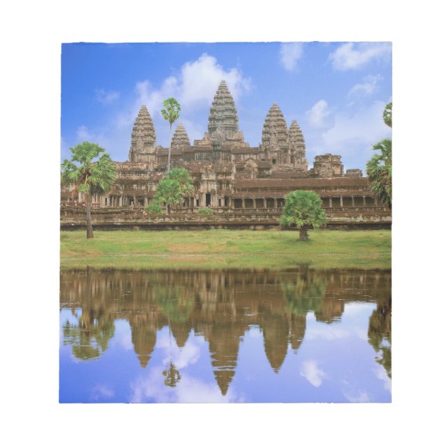 Kambodscha, Kampuchea, Angkor Wat Tempel. Notizblock (Vorderseite)