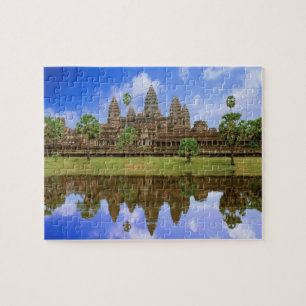 Kambodscha, Kampuchea, Angkor Wat Tempel. Puzzle