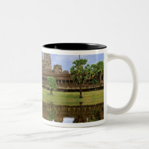 Kambodscha, Kampuchea, Angkor Wat Tempel. Zweifarbige Tasse