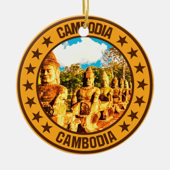 Kambodscha Keramik Ornament (Vorne)