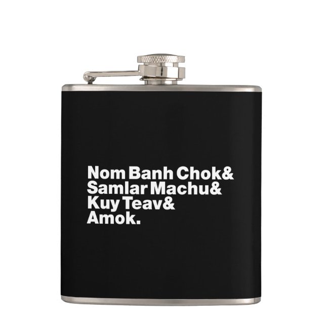 Kambodscha/Khmer Street Food Flachmann (Vorderseite)