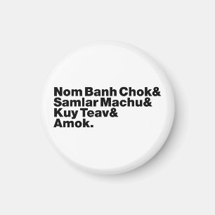 Kambodscha/Khmer Street Food Magnet