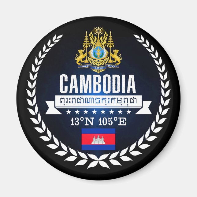 Kambodscha Magnet (Vorne)