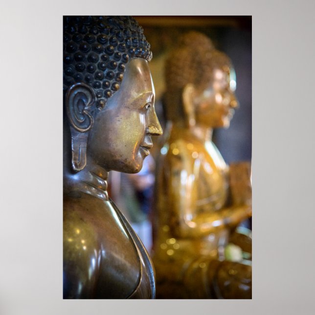 Kambodscha, Phnom Penh. Buddha Poster (Vorne)